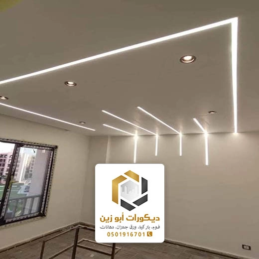 ديكور اضاءة اسقف جبس