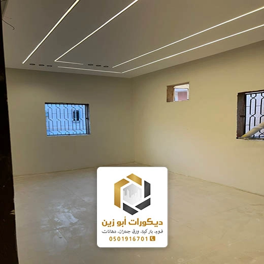 ديكور اضاءة سقف مستعار