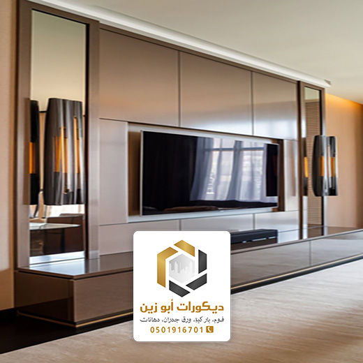 ديكور تلفزيون للصالات في الرياض